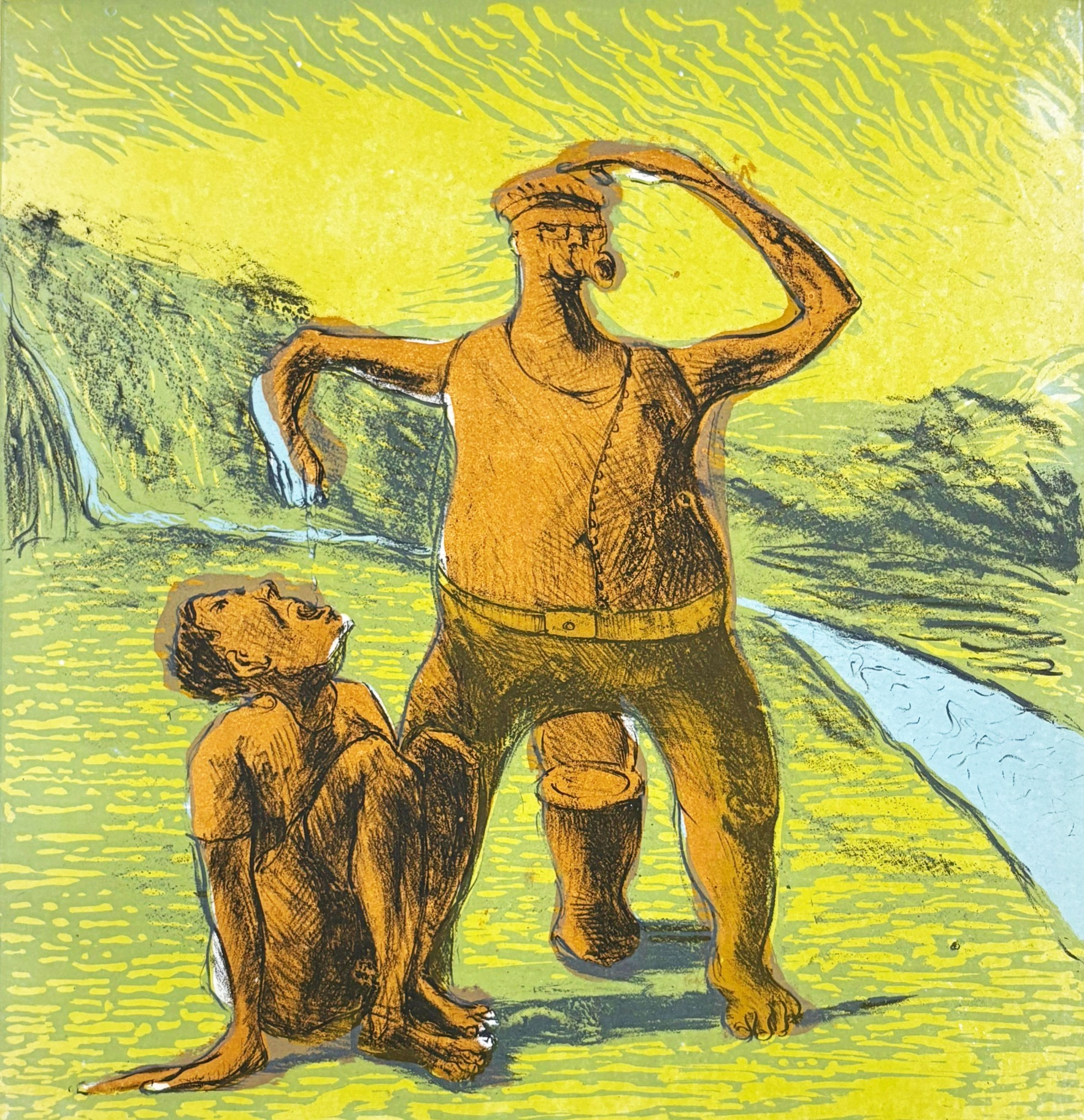 Rahul Ghosh, lithography, political satire